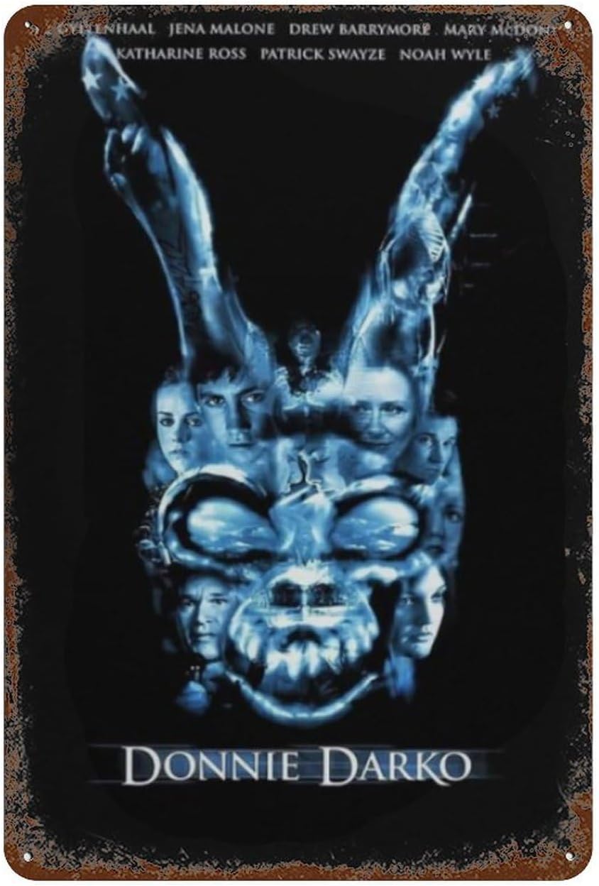 Vintage Fashion Posters - Placa de Metal Vintage Donnie Darko