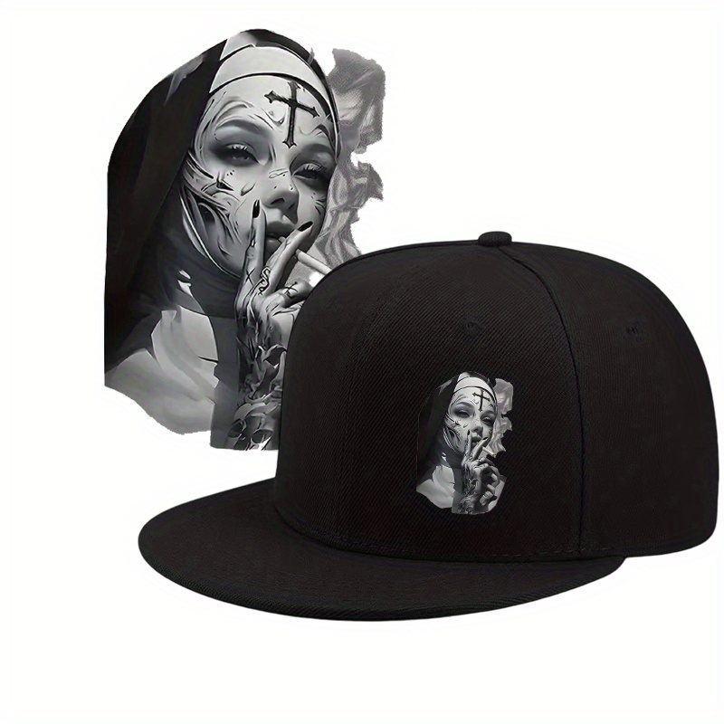 Vintage Fashion Hats - Boné de Beisebol com Aba Reta