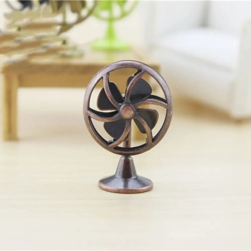Vintage Fashion Model - Ventilador Elétrico Miniatura Escala 1:12 para