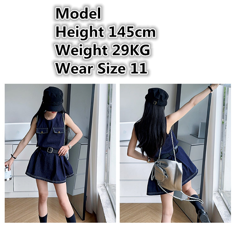 Elegante crianças moda denim b - Vintage Fashion Jeans avaliação e preço