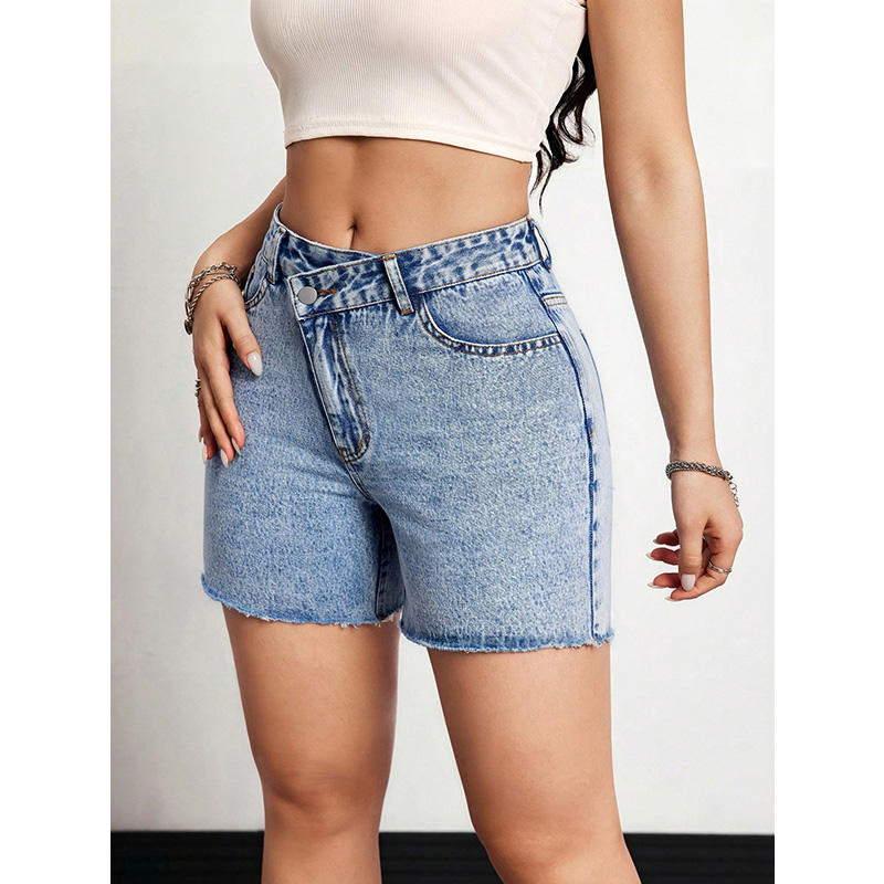 Benuynffy Shorts Jeans Feminin - Vintage Fashion Jeans avaliação e preço