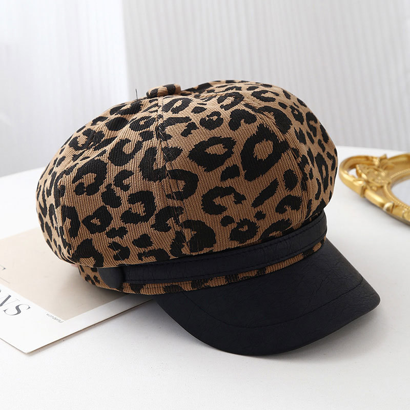 Boina Retrô com Estampa de Leo - Vintage Fashion Hats avaliação e preço