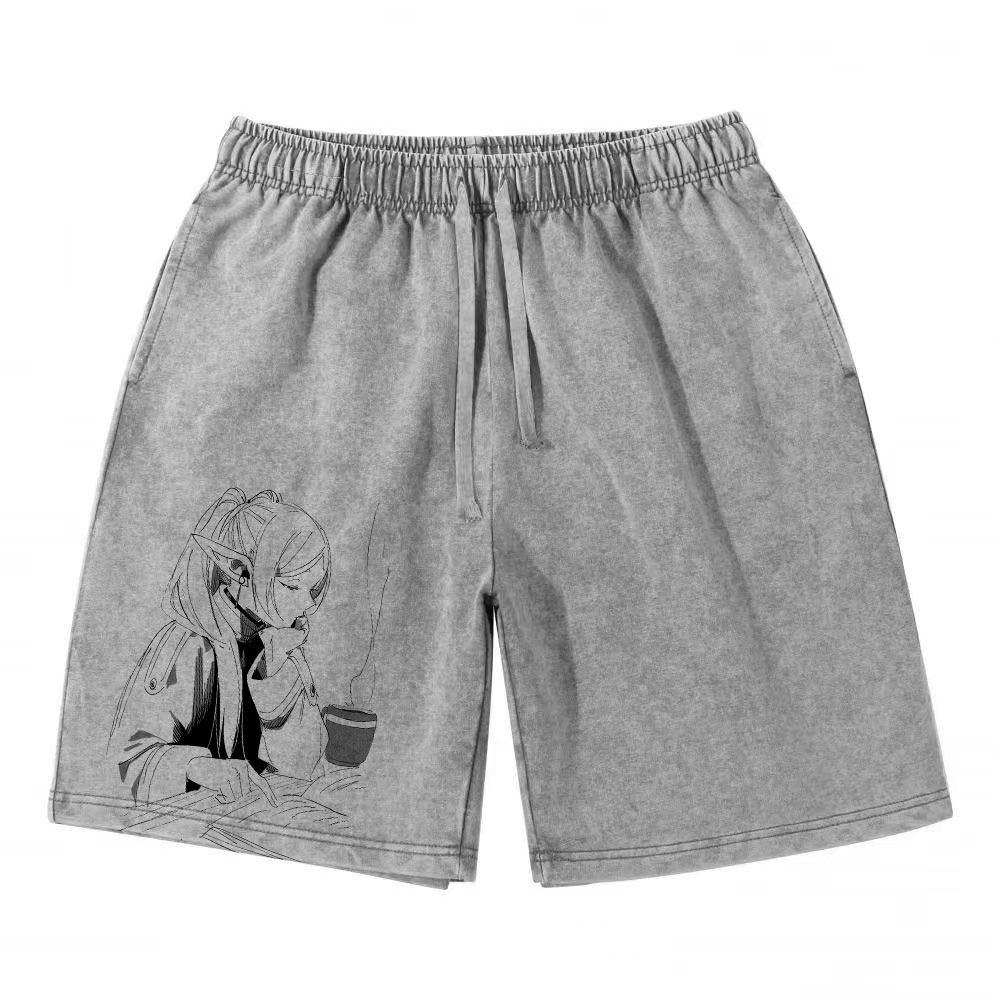 Anime frieren shorts vintage l - Vintage Fashion Model avaliação e preço