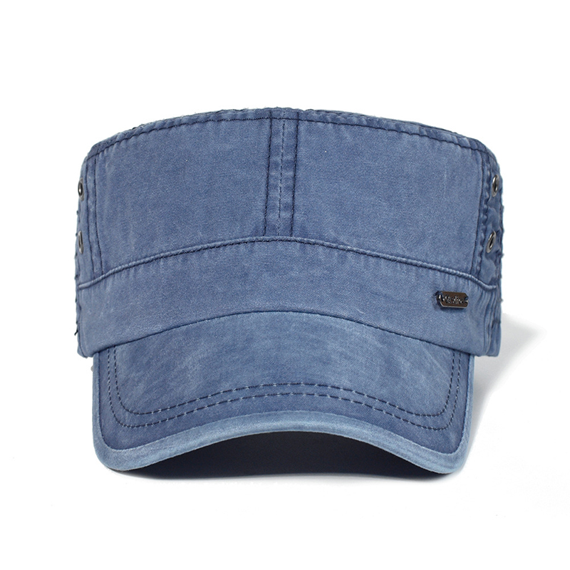 Chapéu plano unissex de algodã - Vintage Fashion Hats avaliação e preço