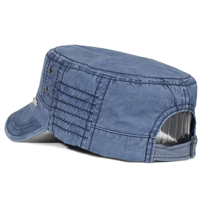 Chapéu plano unissex de algodã - Vintage Fashion Hats avaliação e preço
