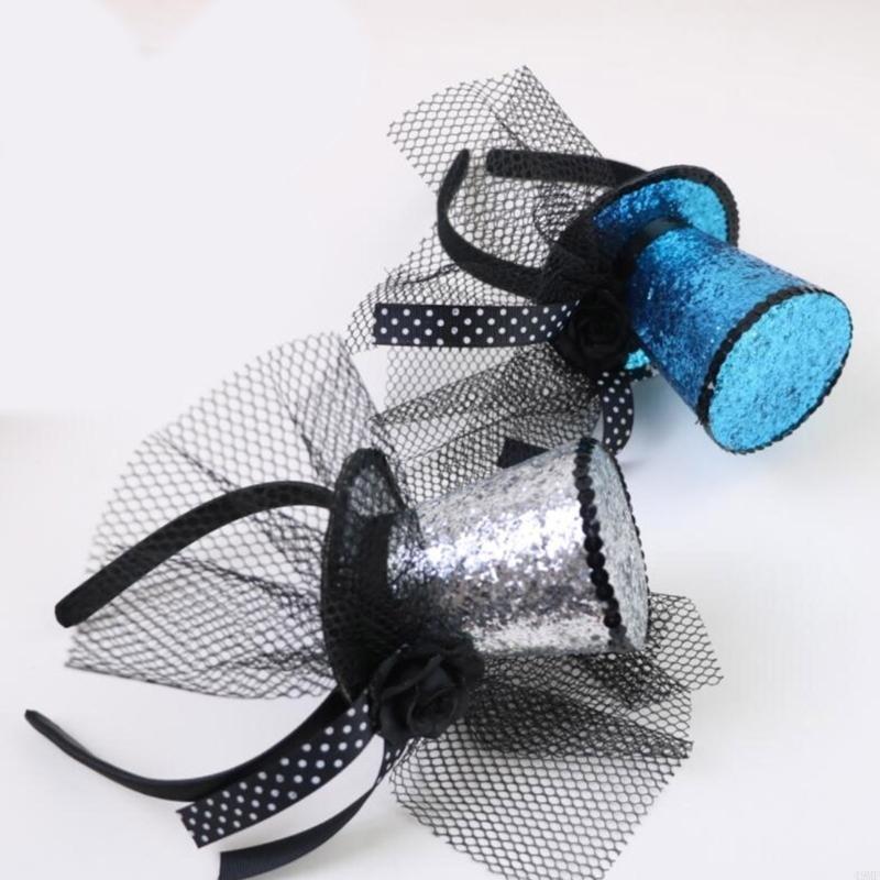 49MF Capinho do véu fascinador - Vintage Fashion Hats avaliação e preço