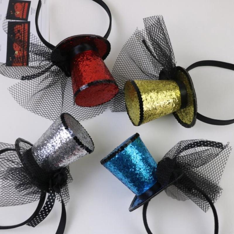 49MF Capinho do véu fascinador - Vintage Fashion Hats avaliação e preço