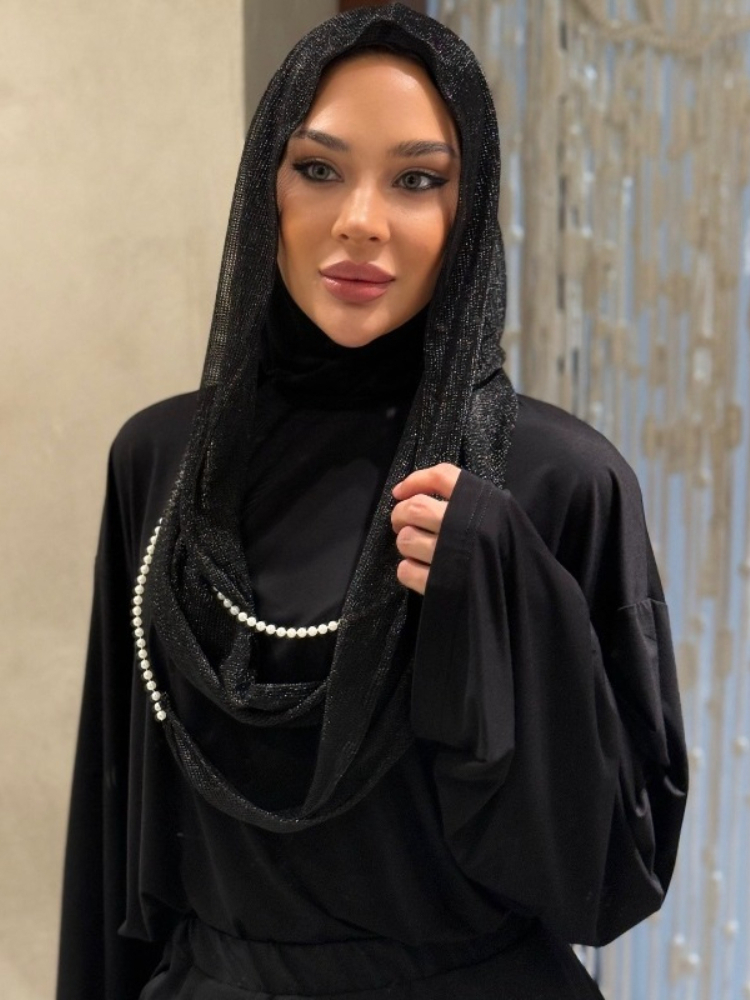 Novo Hijab Dubai com Cordão de - Vintage Fashion Hats avaliação e preço