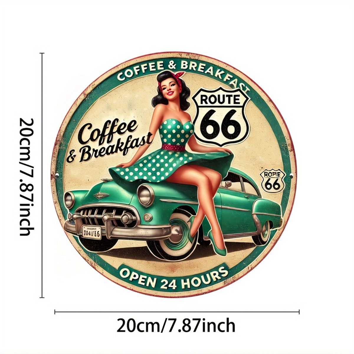 8x8 Polegada ferro durável vin - Vintage Fashion Posters avaliação e preço