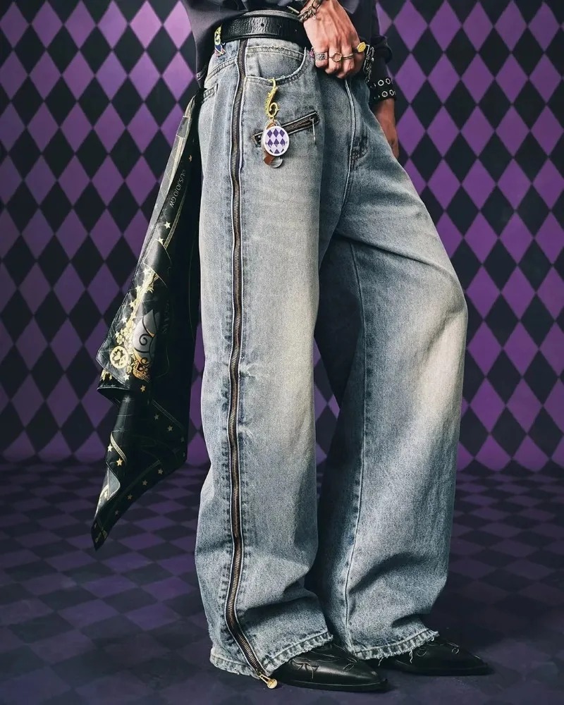 Conjunto de 2 Peças Y2K Street - Vintage Fashion Jeans avaliação e preço