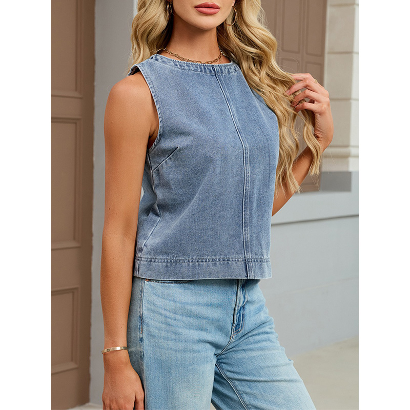 Colete Jeans Feminino Casual B - Vintage Fashion Jeans avaliação e preço
