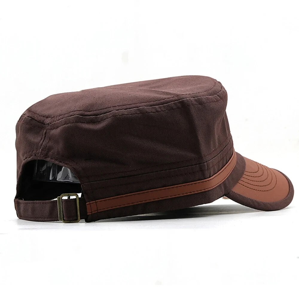 Casual cadete chapéu homem pla - Vintage Fashion Hats avaliação e preço